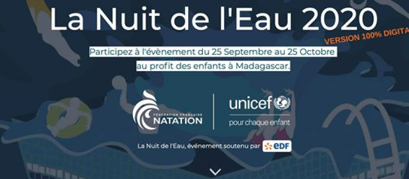 La Nuit de l'eau : l'édition 2020, une version 100 % digitale