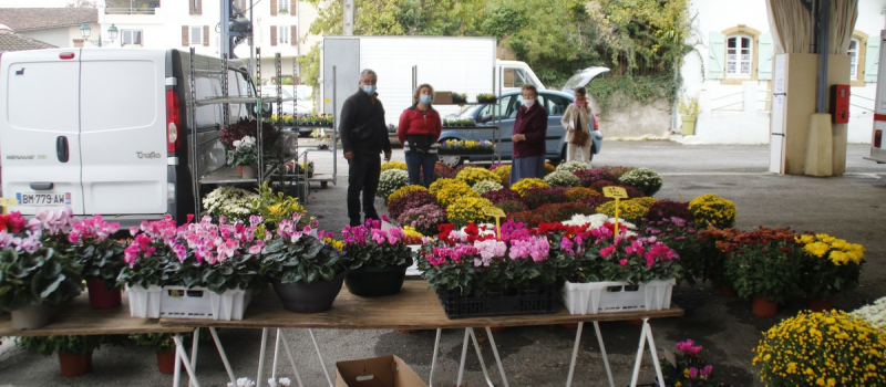 Marché fleuri