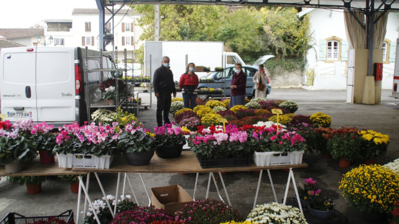 Marché fleuri