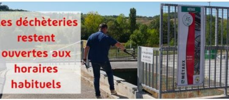 Accès habituel SANS rendez-vous en déchèterie