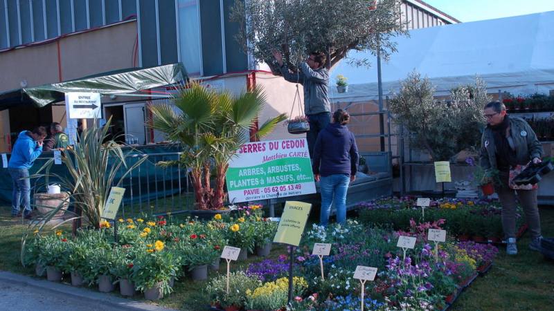 La Foire au Jardinage solidaire avec ses exposants.