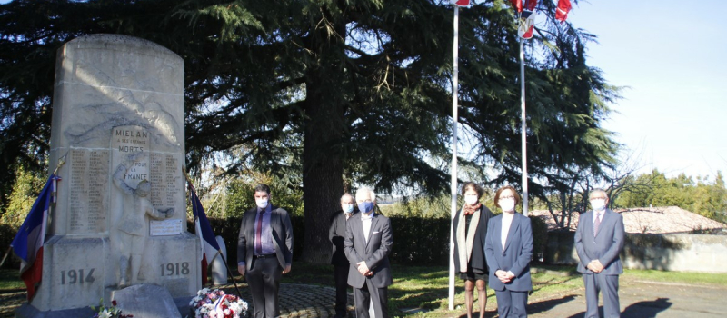 Commémoration de l’Armistice. 