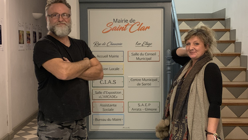 Nouvelle signalétique à la mairie