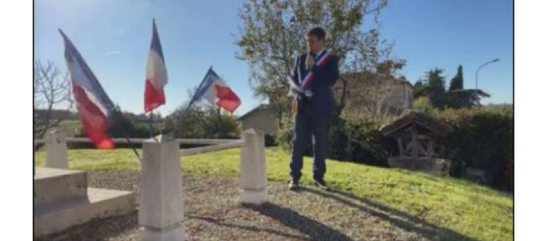 Cérémonie du 11 novembre à huis clos