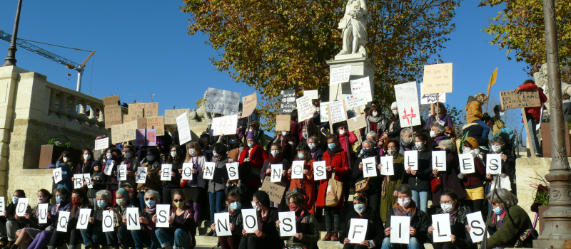 Manifestation contre les violences faites aux femmes