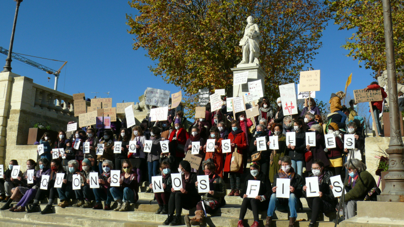 Manifestation contre les violences faites aux femmes