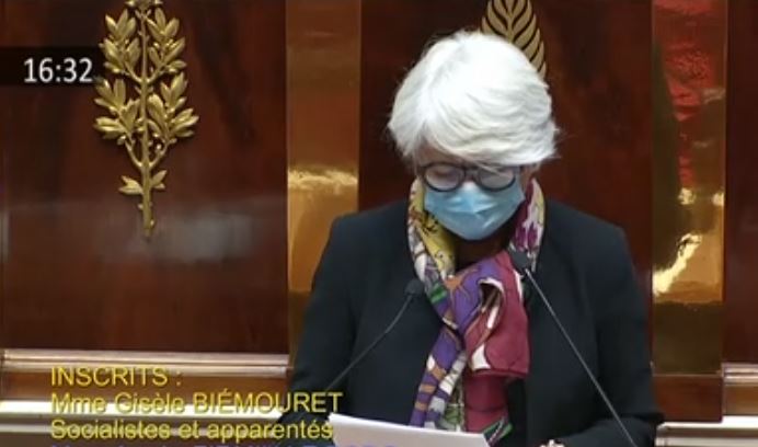 Gisèle Biémouret - Capture d'écran vidéo Daily Motion