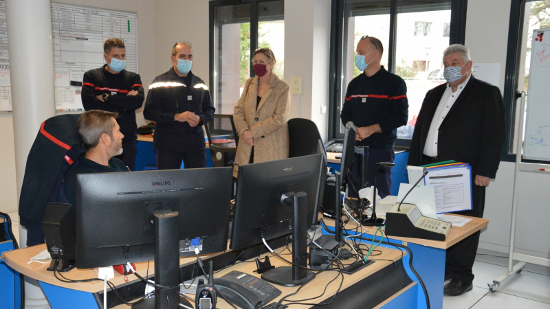 Une visite à la Direction du SDIS pour la nouvelle sous-préfète