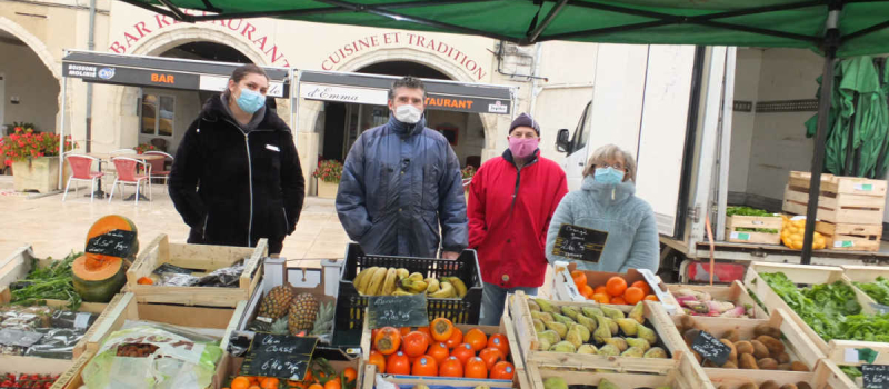 Mercredi matin, pensez à venir faire vos courses au marché !