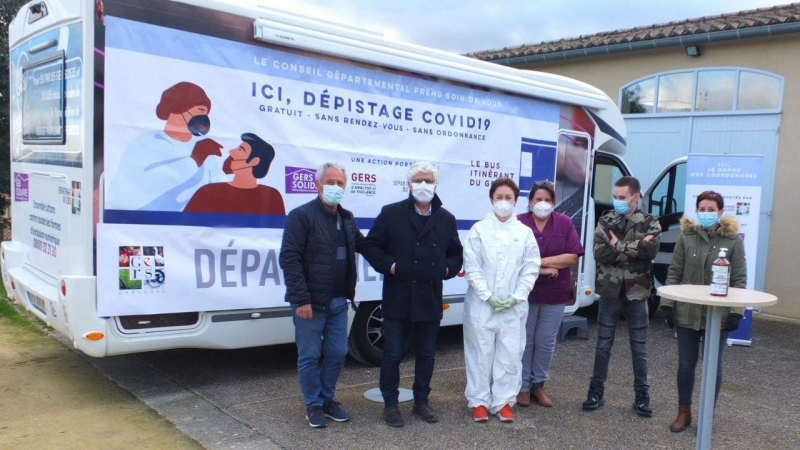 "Le bus tests" s'est installé en Baïse Armagnac