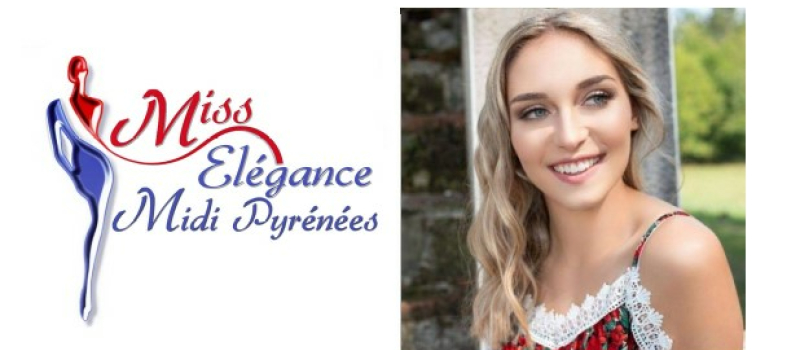 Camille Jeudy est Miss Elegance Midi-Pyrénées 2020 