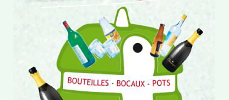 Collecte et recyclage du verre.