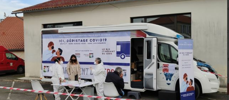 Les étapes du bus tests près de chez vous du 21 au 23 décembre