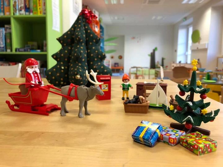 Malgré le contexte,  la ludothèque a pris un air de fêtes 