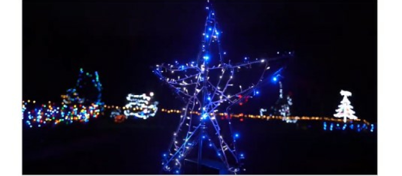 La magie de Noël en lumières chez la famille Duprat à Cassaigne