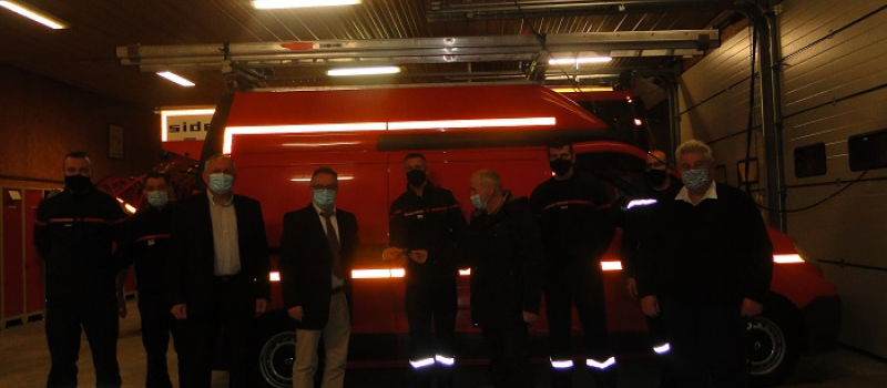 Nouveau véhicule pour le centre de secours de Mauvezin