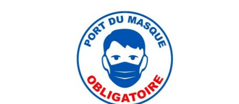 Prolongation du port du masque obligatoire jusqu'au 2 février 2021