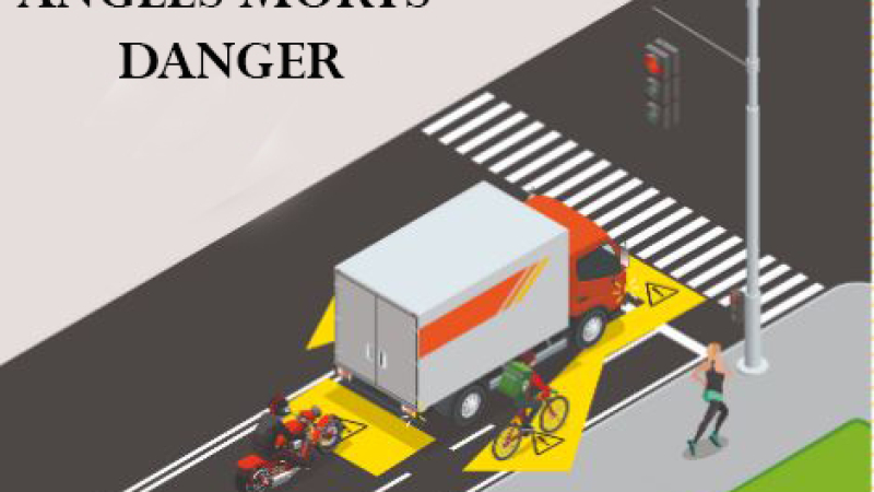 Poids lourds : Signalisation des angles morts