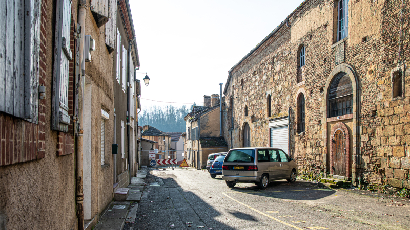 La rue des Pénitents barrée à Nogaro  