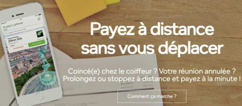 Un véritable horodateur dans la poche pour payer son stationnement