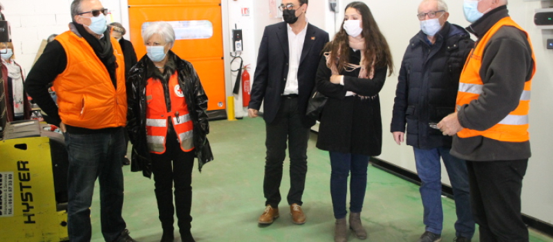 Remise de don du Rotary-Club pour les maraudes de la Croix-Rouge