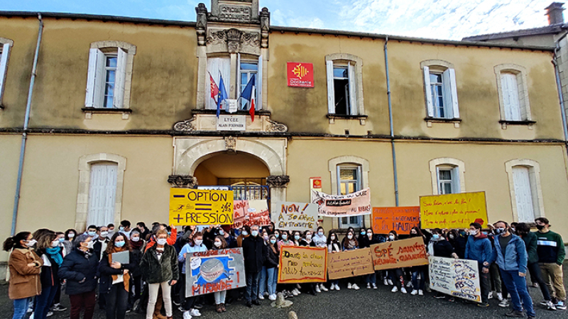 Mauvaises nouvelles au Lycée Alain-Fournier 