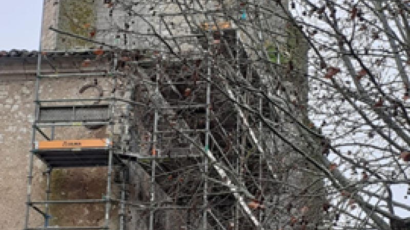 Travaux à l’église de Mauvezin
