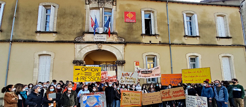Philippe Martin solidaire des enseignants et des parents d’élèves  du collège et du lycée de Mirande