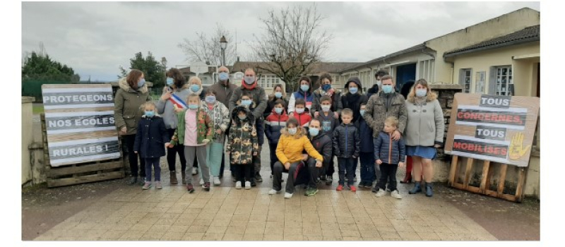 Non à la fermeture d’une classe à Lannepax!