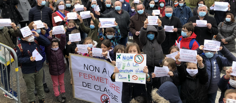 Non à  la fermeture d'une classe