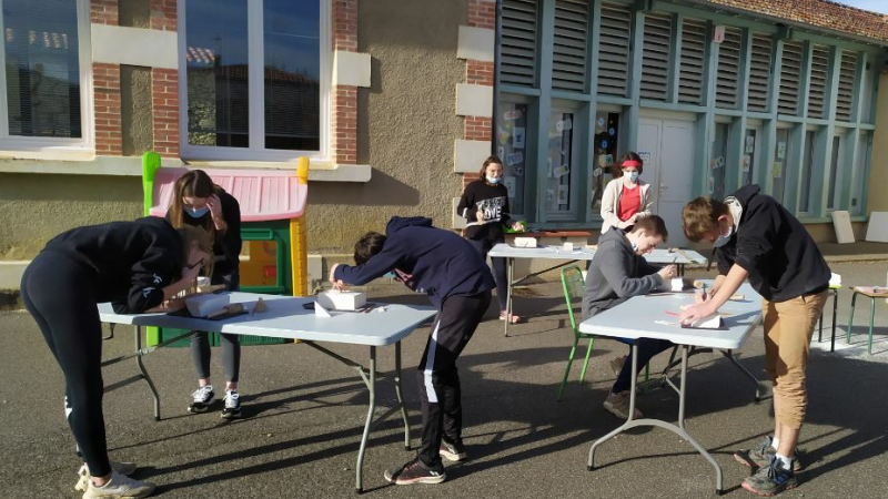 Les plus jeunes aussi s'intéressent à la bastide