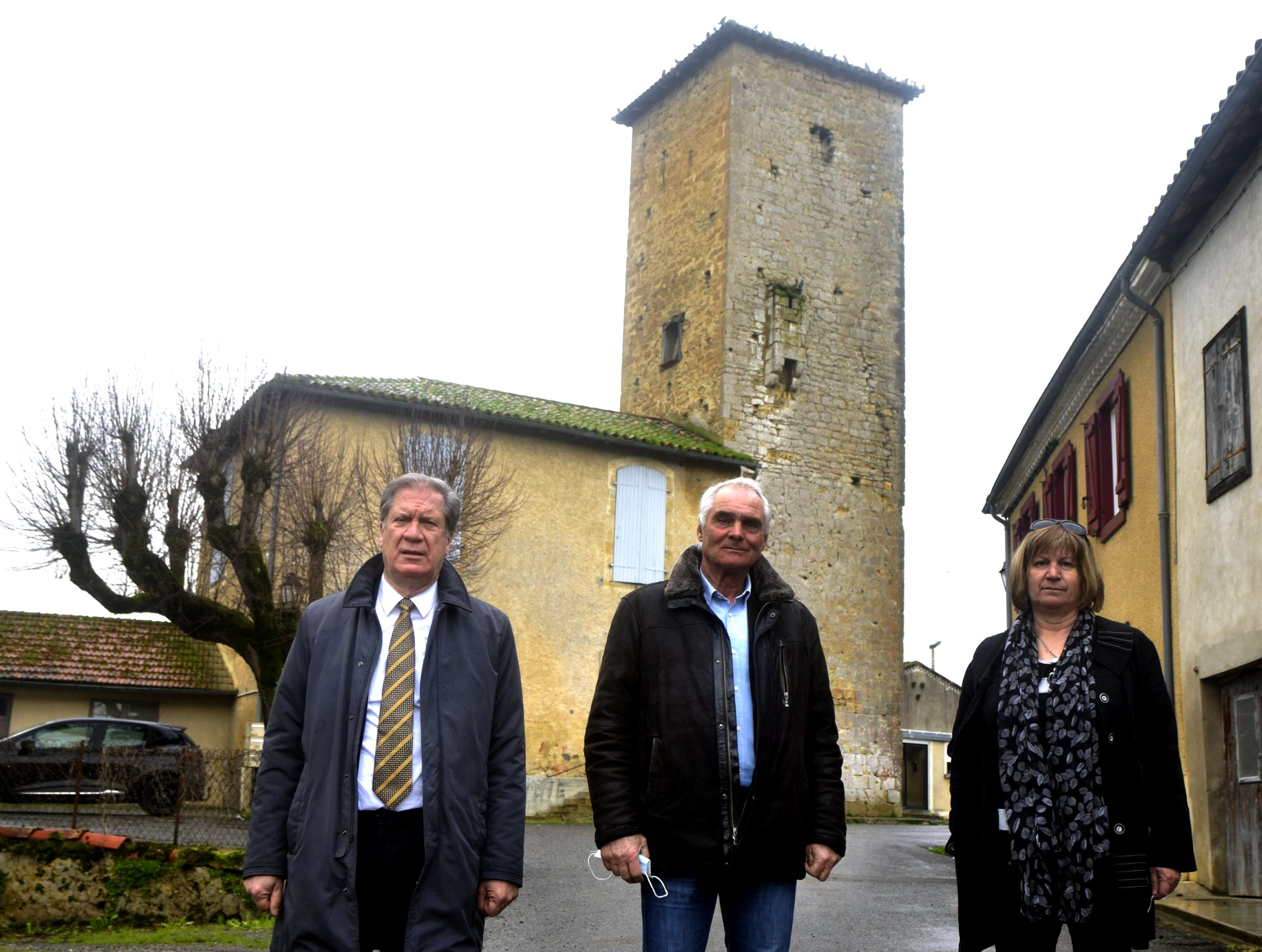  Patrick Fanton , François Rivière et Céline Salles font avancer le projet