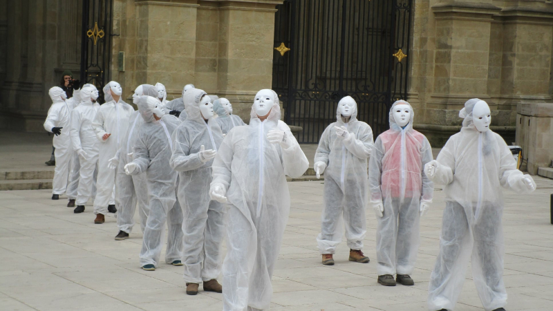 Qui sont les Masques Blancs qui ont défilé à Auch ce samedi 6 mars 2021 ?