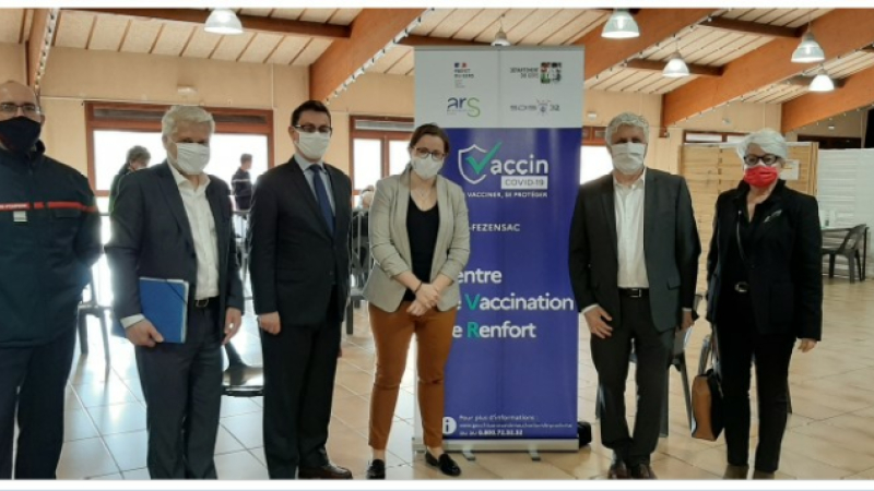 Accélération de la vaccination, dans le Gersaussi avec l’ouverture exceptionnelle du centre de Vic-Fezensac samedi 