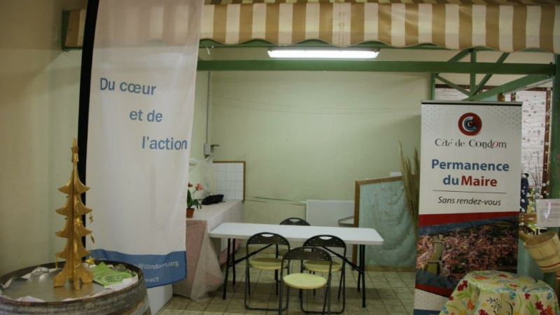 Reprise des permanences du maire à la Halle couverte