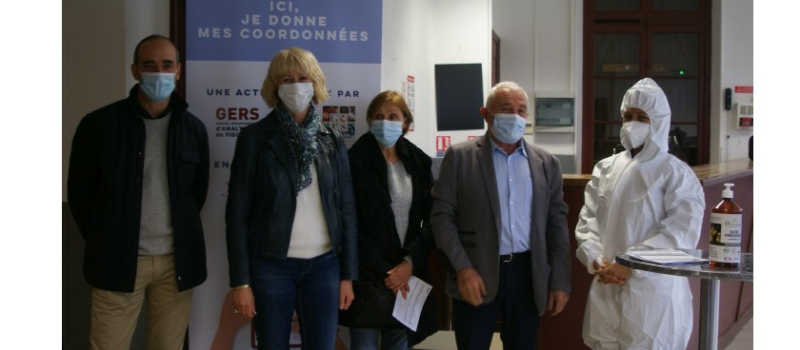 Dépistage Covid : Le bus test du Conseil Départemental a fait étape à Lannepax et à Saint Paul de Baïse