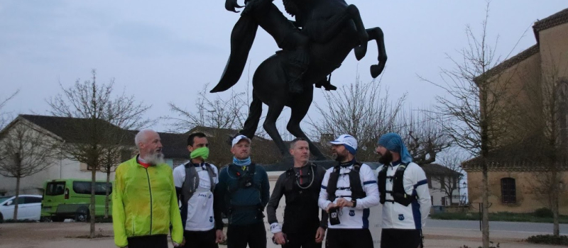 Des runners sur la route d'Artagnan