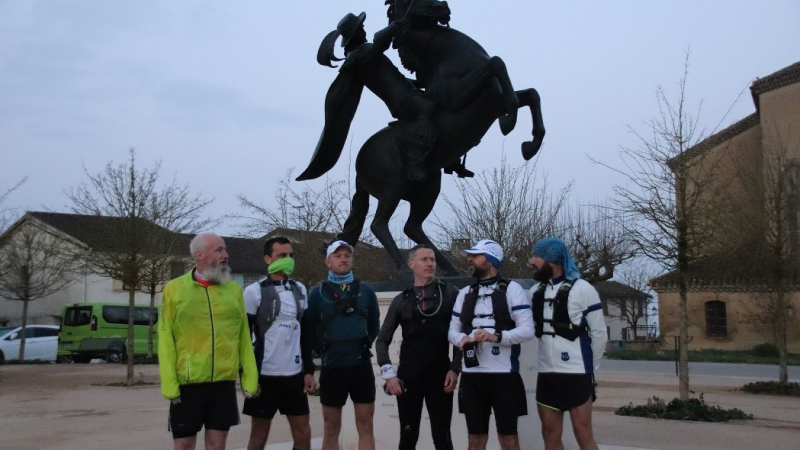 Des runners sur la route d'Artagnan