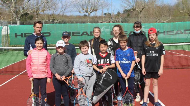 L’école de tennis se porte très bien