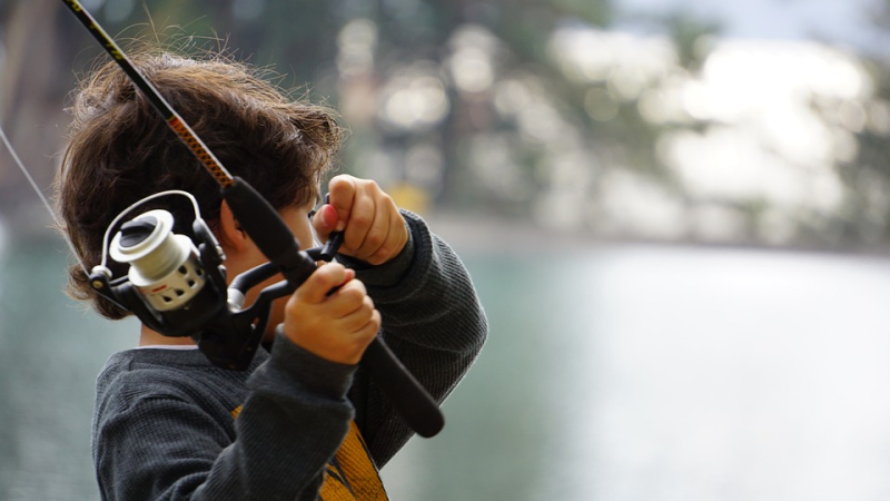 Concours de pêche à la truite pour les enfants