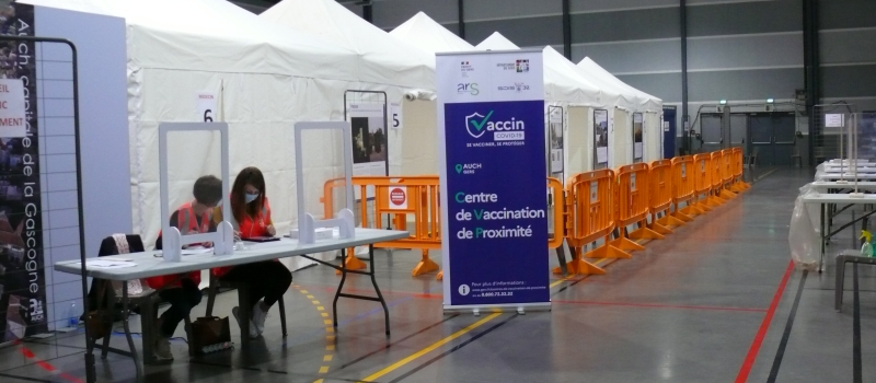 Vaccination: Ouverture d’un Centre de Grande Capacité à la salle du Mouzon à compter du 1er avril
