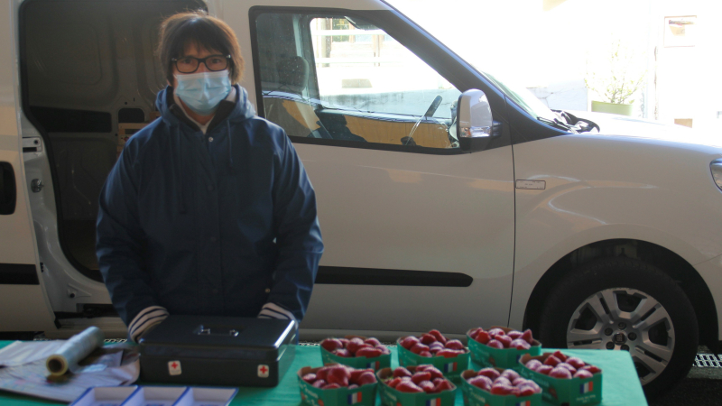 Sur le marché hebdomadaire