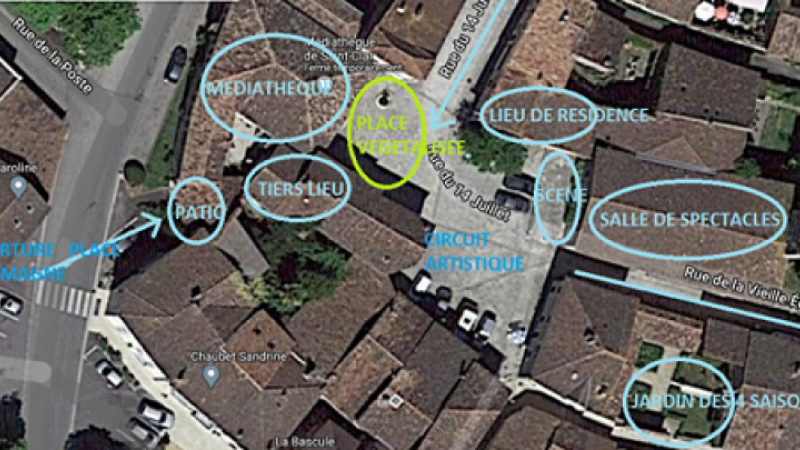 Invitation à une réunion publique : construisons ensemble notre futur espace culturel