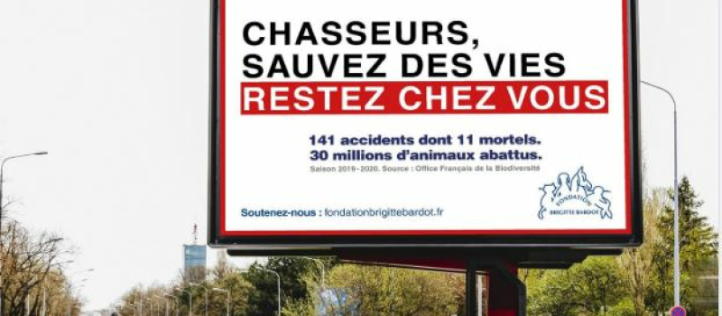La fondation Brigitte Bardot lance une campagne contre les chasseurs
