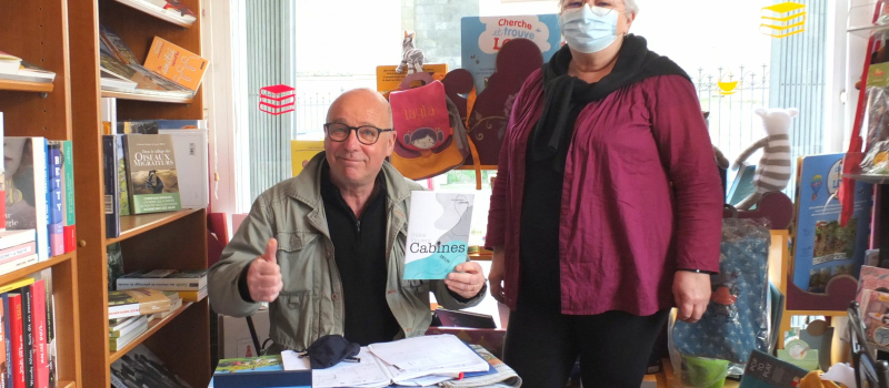 Nada Tournier a reçu Gilles Vincent pour une séance de dédicaces