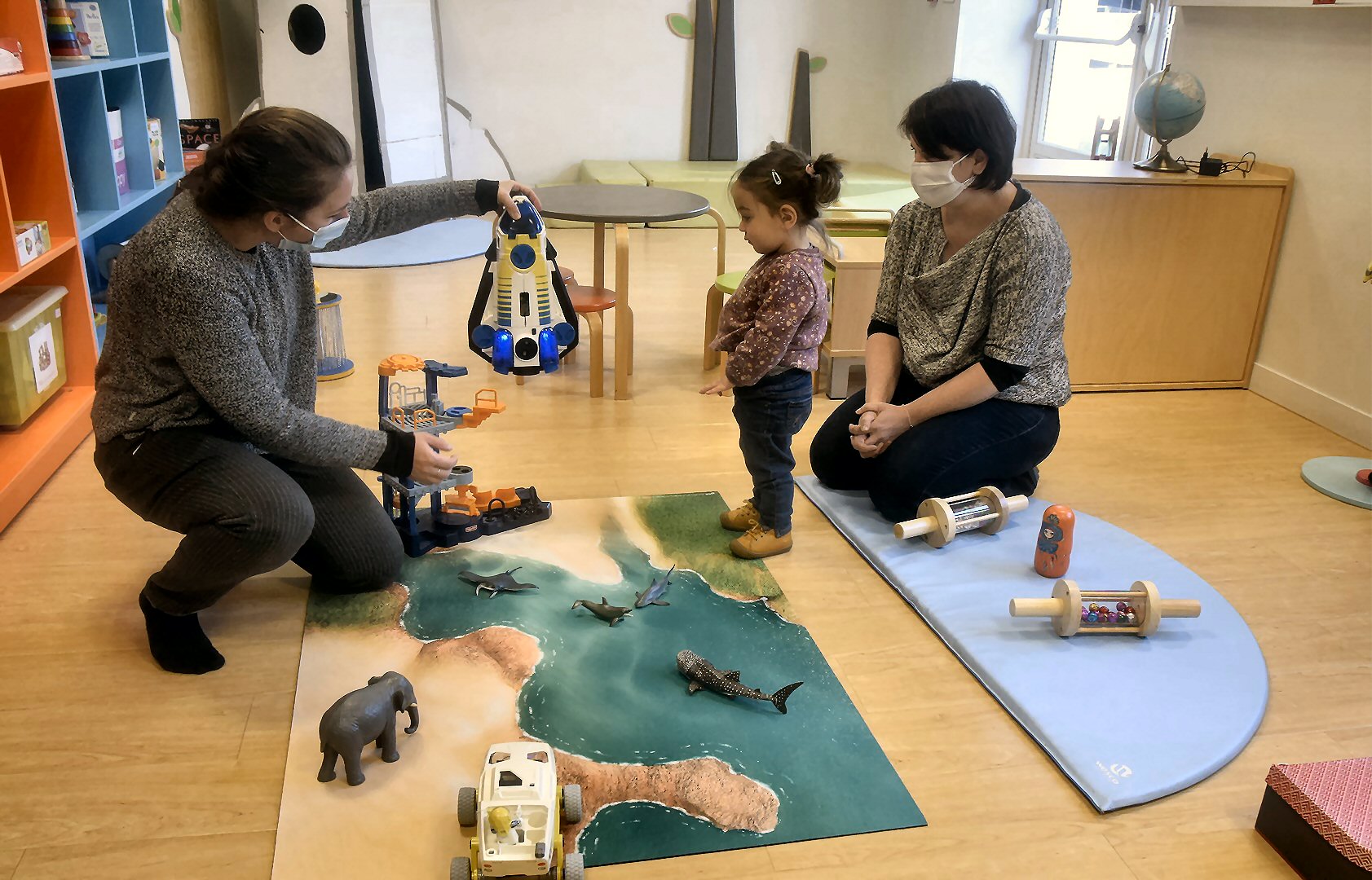 Sur place, toujours des jouets "extraordinaires"  à découvrir