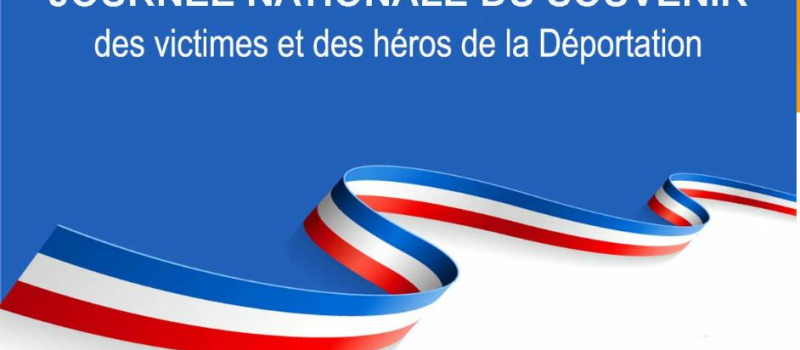 Cérémonie pour la journée de la déportation