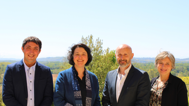 Thibault Renaudin et Marie-Pierre Desbons annoncent à Termes-d’Armagnac leur candidature aux départementales  
