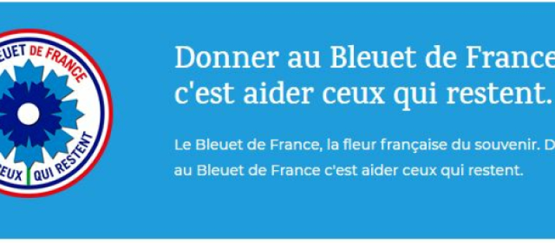 8 mai : campagne nationale du bleuet de France