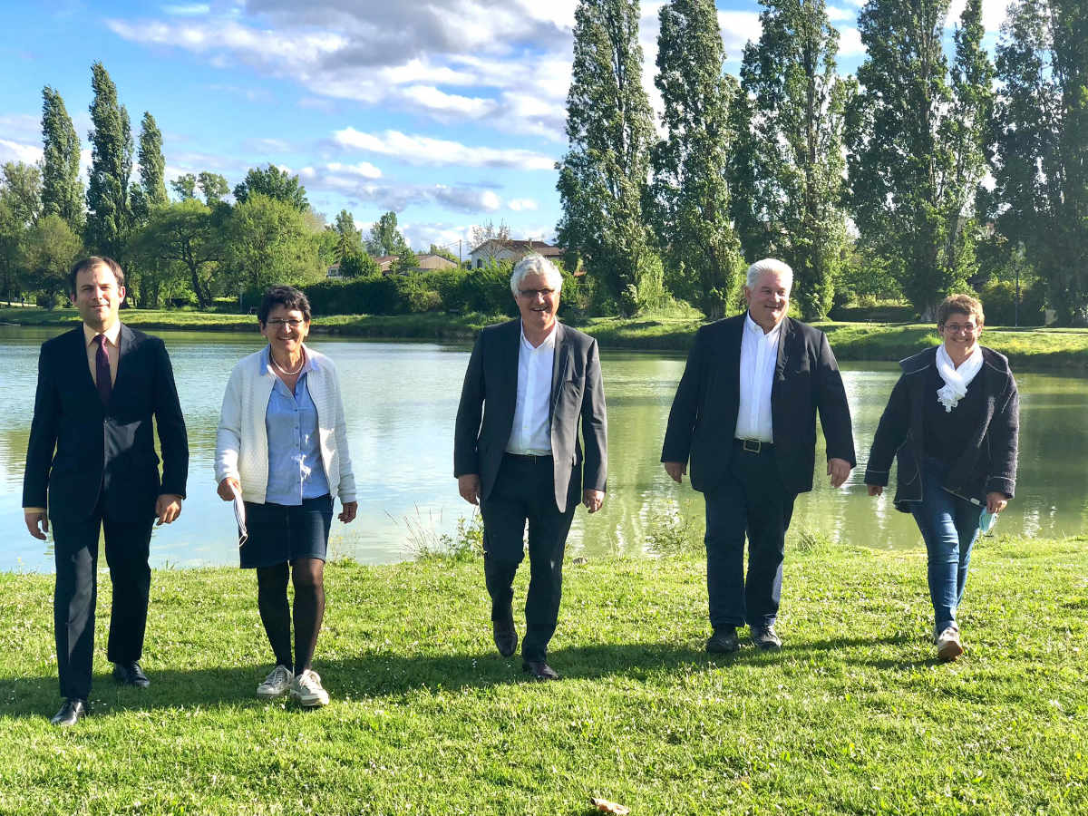  Ronny Guardia-Mazzoleni, Charlette Boué, Philippe Martin, Bernard Gendre et Corinne Chaleroux - Photo DR